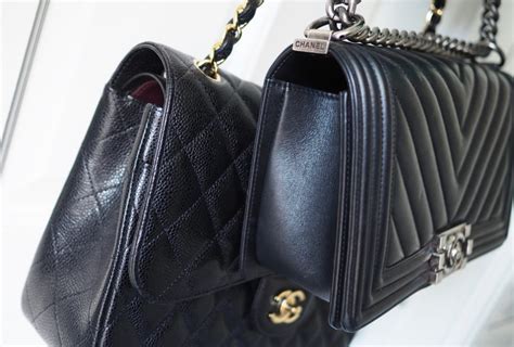 chanel metallic calfskin boy bag|Chanel calfskin vs lambskin.